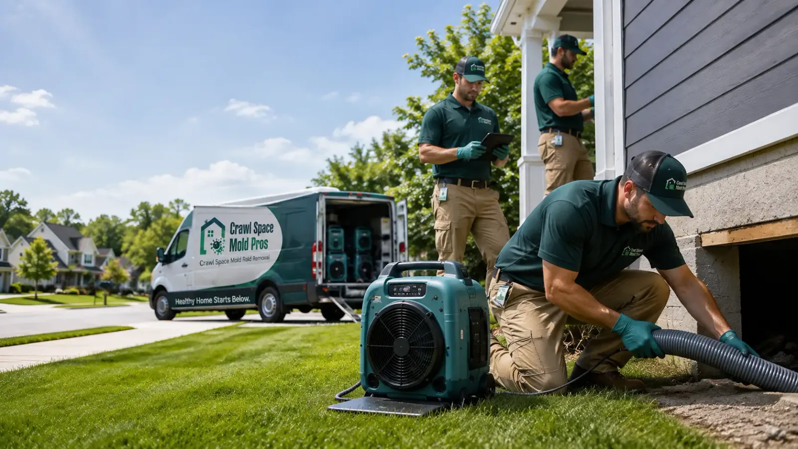 Crawl Space Mold Removal in Echo, MN